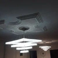 ۵ عدد لوستر کهکشانی تمام کیریستال ریموت دار|لوستر و چراغ آویز|گلستان (تهران), |دیوار