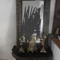 آینه و شمعدان و ساعت