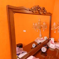 میز و آیینه کنسول چوبی|بوفه، ویترین، کنسول|باقرشهر, |دیوار