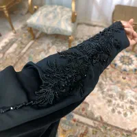 چادر مشکی جواهر دوزی شده