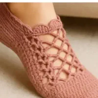 پاپوش کاموایی بافت|لباس|خرم‌آباد, |دیوار