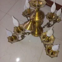 لوستر برنجی در حد نو