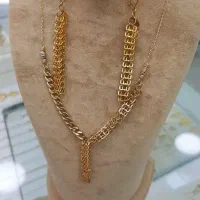 طلا مستعمل کد1 /نیم‌ست طرح تافته/بدون اجرت ۳درصد