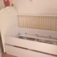 تخت کنار مادر در حد نو|تخت و صندلی بچه|قزوین, |دیوار