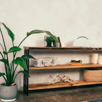 کنسول تمام چوب|کتابخانه، شلف، قفسه‌های دیواری|فردیس, شهرک ناز|دیوار