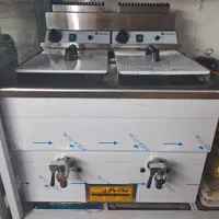 سرخ کن گازی بزرگ ۲لگنه رومیزی وارداتی|کافی‌شاپ و رستوران|ساری, |دیوار