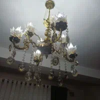 دو عدد لوستر برنجی در حد نو،|لوستر و چراغ آویز|رباط‌کریم, مسکن مهر آبشناسان|دیوار