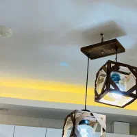 لوستر چوبی آشپزخانه
