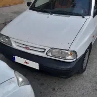 پراید ۹۱سفید دور رنگ