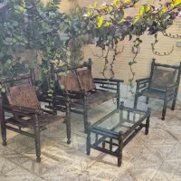 مبلمان چهار نفره حصیری