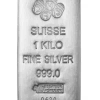 شمش نقره یک کیلویی سویسی