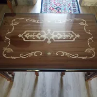 میز همراه با عسلی با چوب گردو و کاملا نو