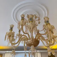 لوستر ۱۲ شاخه شامپاینی