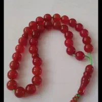 تسبیح عقیق سرخ و تسبیح شاه مقصود مشکی کهنه