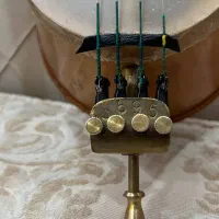 کمانچه استخوان کاری چوب گردو استاد مراحمی|سازهای سنتی|پلدختر, |دیوار