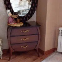 آینه و کنسول چوبی