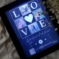 کادویی تولدسالگرد روز مادرتابلو لایت باکس موزیکال