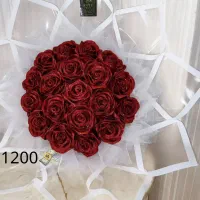 شاخه گل روبانی|گل مصنوعی|بناب, |دیوار