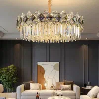 لوستر کریستالی ۶۵ سانت مدرن