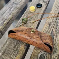 کیف عینک/چرم طبیعی/کاملادست دوز/عمده و تک