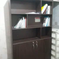 کتابخانه جنس ام دی اف رنگ قهوه ای سوخته|کتابخانه، شلف، قفسه‌های دیواری|قرچک, میرزائی شمالی|دیوار