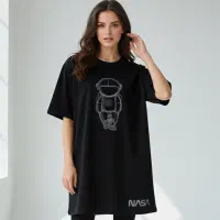 تیشرت لانگ مشکی