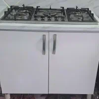گاز صفحه ایی به همراه کابینت