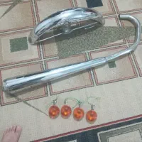 اگزوز وگلکیر وچراغ  راهنما