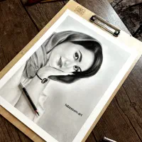 تابلو طراحی چهره|تابلو، نقاشی، عکس|یزد, |دیوار