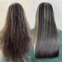 کراتین و پروتئین (خدمات احیا و صافی مو)|خدمات آرایشگری و زیبایی|قم, چهار امامزاده|دیوار