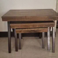 سلام میز وسط مبلی وسه عدد گل میز|مبلمان خانگی و میز عسلی|شاهین‌شهر, فدک|دیوار