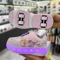 کفش اسکیتی چراغدار قابل شارژ|کیف، کفش، کمربند|یزد, |دیوار