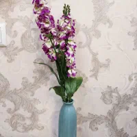 گلدان به همراه گل سنبل|گل مصنوعی|رشت, حسین آباد|دیوار