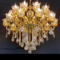 لوستر برنجی ۶+۶ بازار نسیم شهر