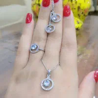 نقره وارداتی/ست های شیک/آبکاری طلا/|جواهرات|بانه, |دیوار