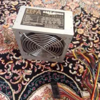 پاور کیس کامپیوتر تمیز فن بزرگ کم کار