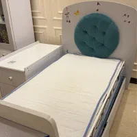 تخت کودک بسیار شیک با تشک