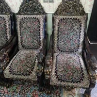 مبل قالی با چوب گردو وقالی کرمون و مبل قالی تهران|مبلمان خانگی و میز عسلی|رفسنجان, |دیوار