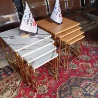 ست چهار تیکه جلو مبلی ام دی اف پایه فلزی|مبلمان خانگی و میز عسلی|شیراز, وزیرآباد|دیوار