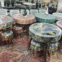 میز و صندلی مدل پاف ست چهار نفره سنتی و ساده|میز و صندلی غذاخوری|شیراز, وزیرآباد|دیوار