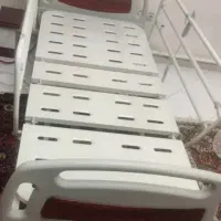 تخت بیمار ۴ شکنه دو موتو ره