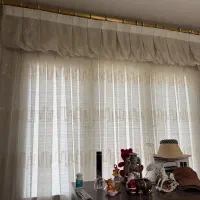 پرده حریر اتاق خواب+تراس