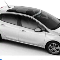 پژو ۲۰۷ سقف شیشه ای صفر