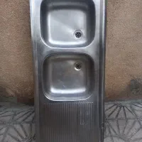 سینک ظرفشویی دوقلو.(هرسین)|مصالح و تجهیزات ساختمان|هرسین, |دیوار