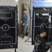 فوتبالدستی تمام دوبل فوتبال دستی با آدمک آبکاری