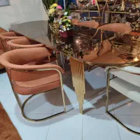 میز غذاخوری هشت نفره|میز و صندلی غذاخوری|شاهین‌شهر, شهرک گلدیس|دیوار