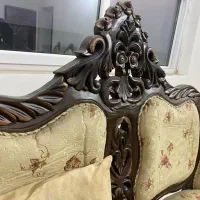 مبل سلطنتی ۹نفره|مبلمان خانگی و میز عسلی|قائم‌شهر, |دیوار