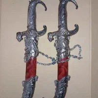 ۲عدد خنجر تزئینی نو|مجسمه، تندیس، ماکت|ملایر, |دیوار