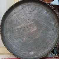 مجمع مسی خیلی قدیمی 67سانتی قلم کهنه صاحبه دار