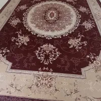 فرش قرمز و کرم|فرش|سرپل ذهاب, |دیوار